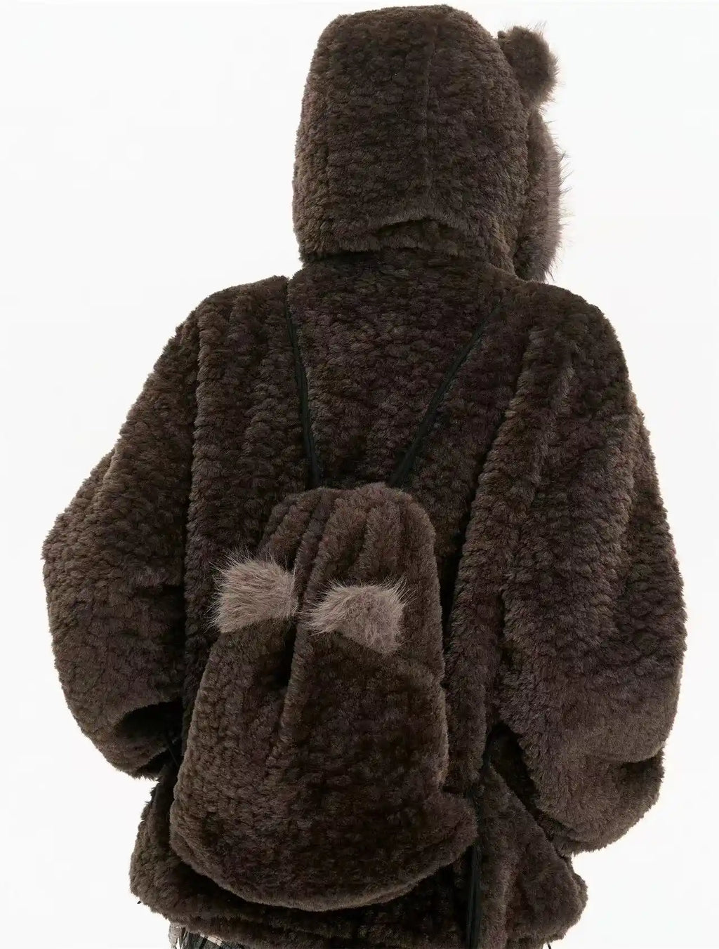 Bear Ear Hooded Puffer Jacket OL2165