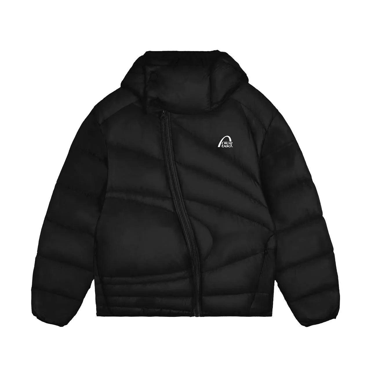 Lightweight Asymmetric Quilted Down Jacket   OL2169