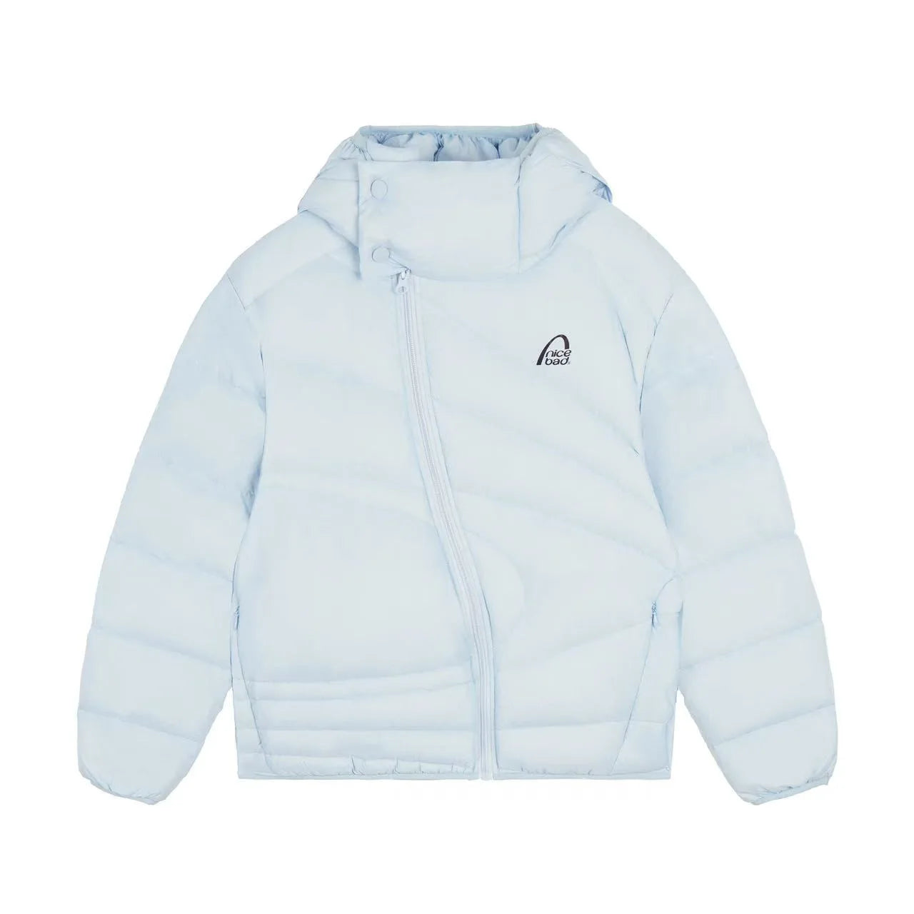 Lightweight Asymmetric Quilted Down Jacket   OL2169