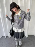 Sweet Polka Dot Button Cardigan OL2181