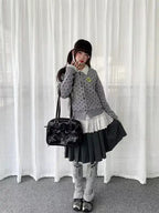 Sweet Polka Dot Button Cardigan OL2181