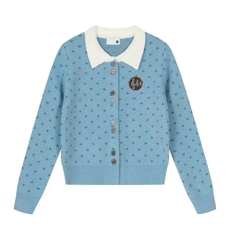 Sweet Polka Dot Button Cardigan   OL2181