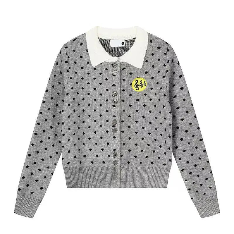 Sweet Polka Dot Button Cardigan OL2181