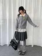 Sweet Polka Dot Button Cardigan OL2181