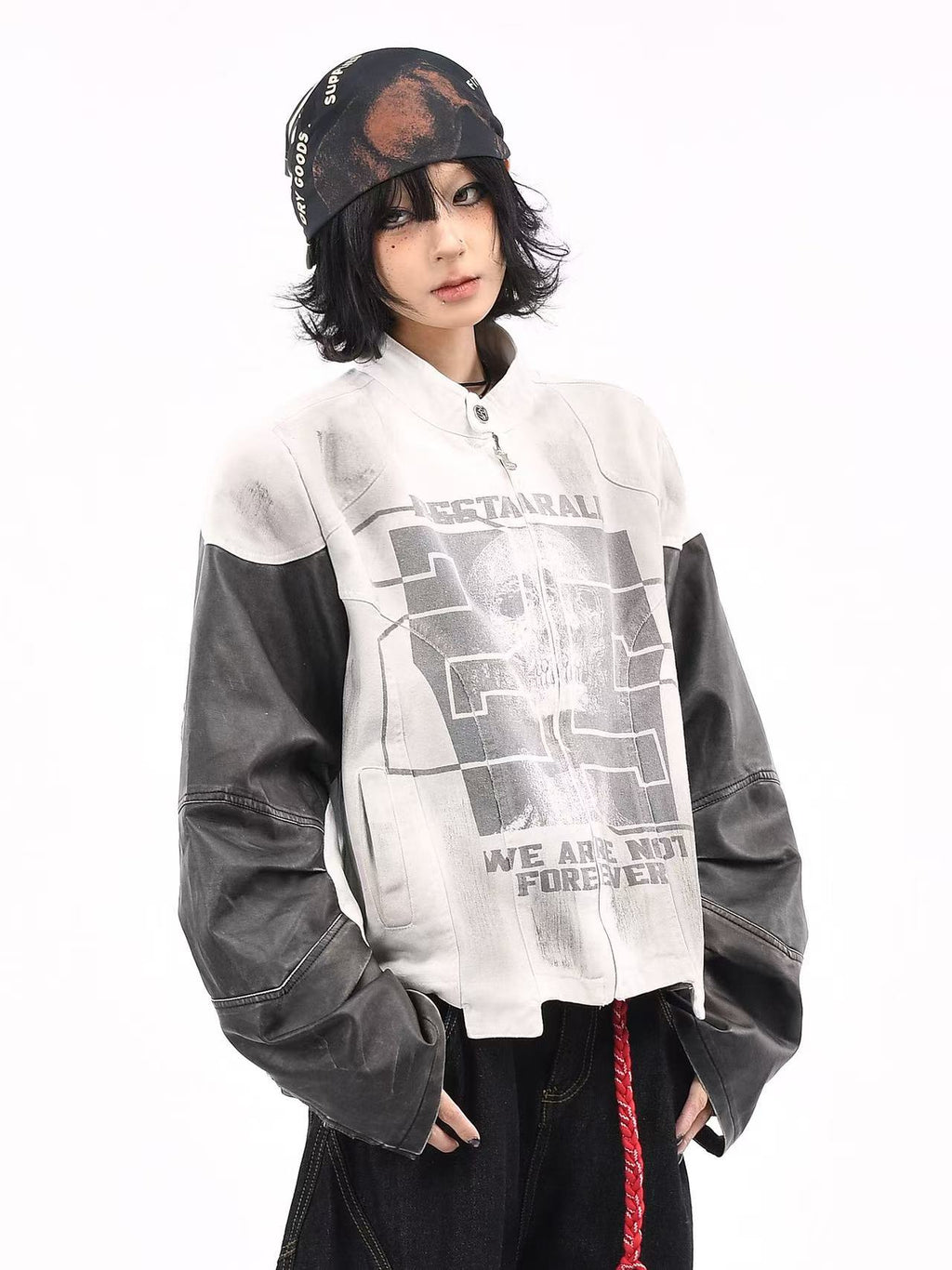 Vintage Skull Racing Jacket   oliviroa オリヴィオラ