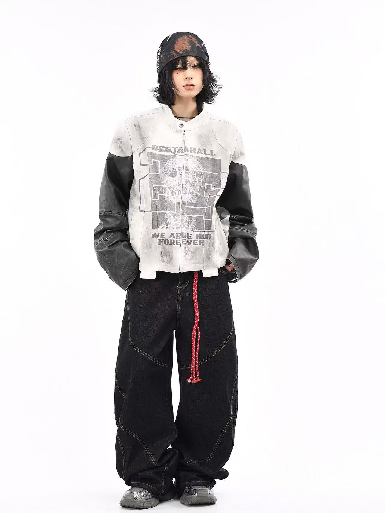 Vintage Skull Racing Jacket   OL2191