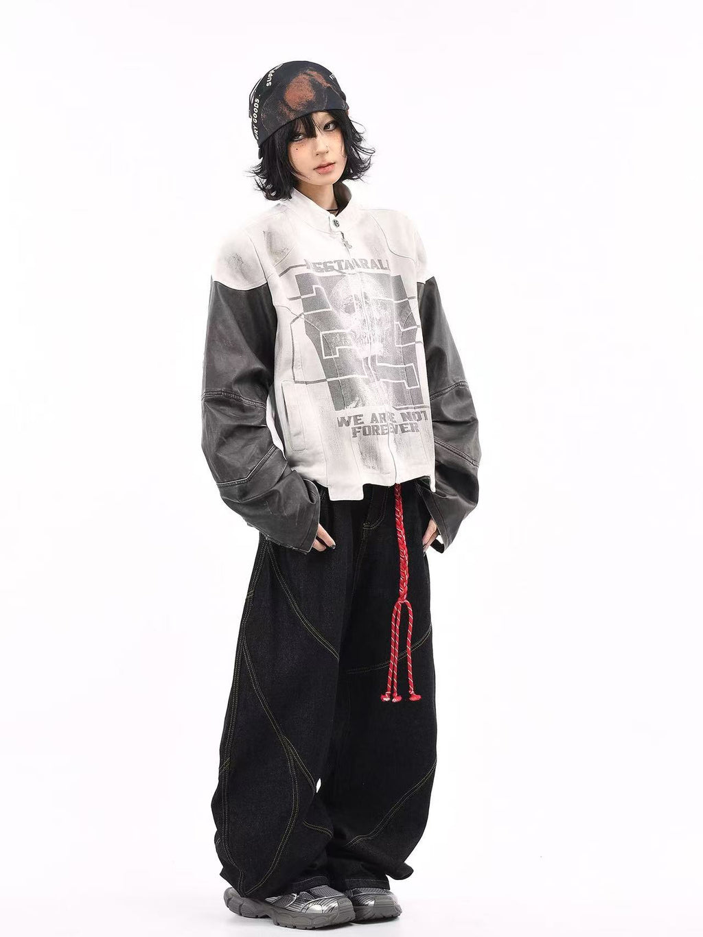 Vintage Skull Racing Jacket   OL2191