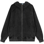 Washed Sculpted Fit Hoodie   OL2192