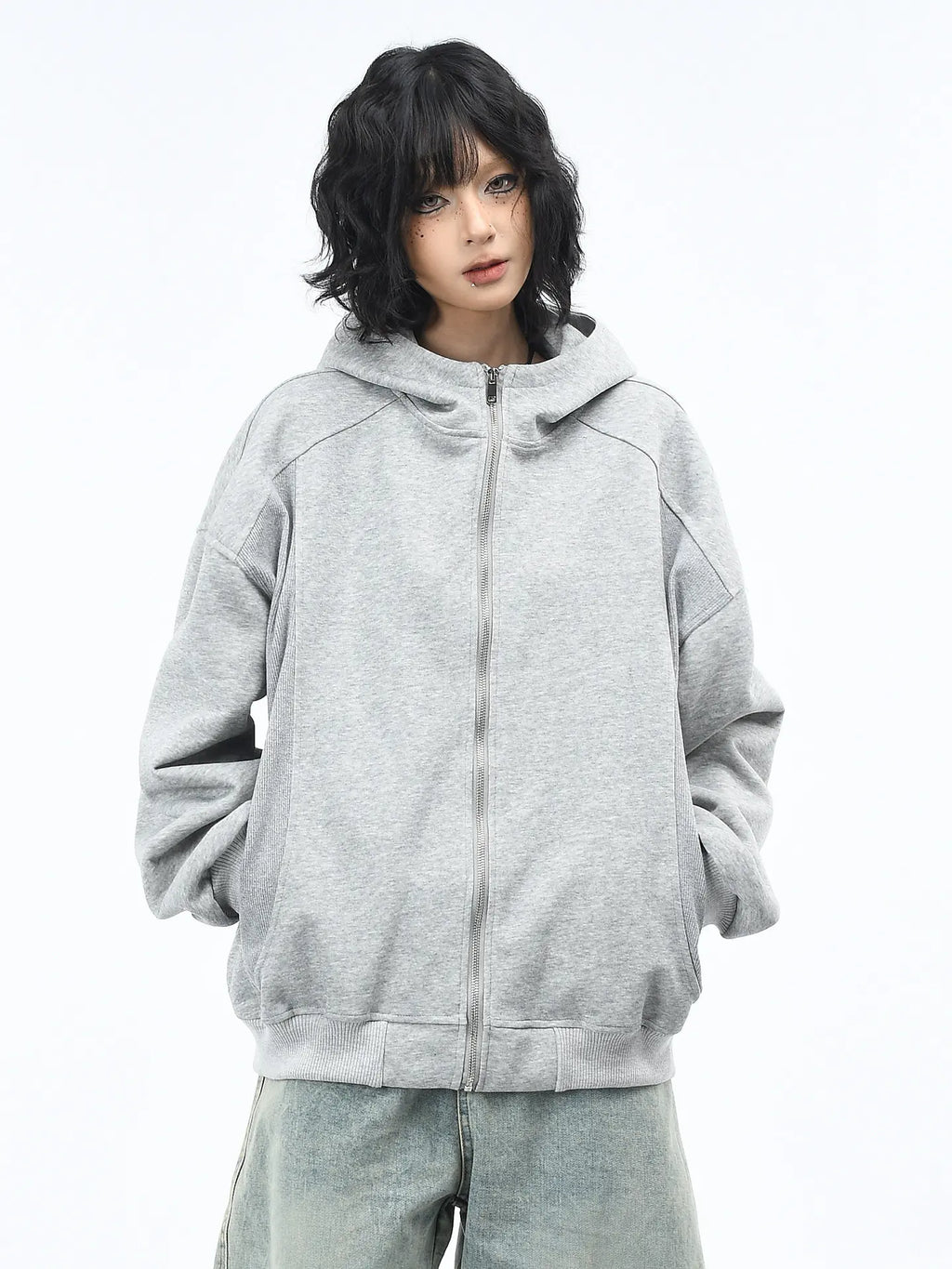 Washed Sculpted Fit Hoodie   OL2192