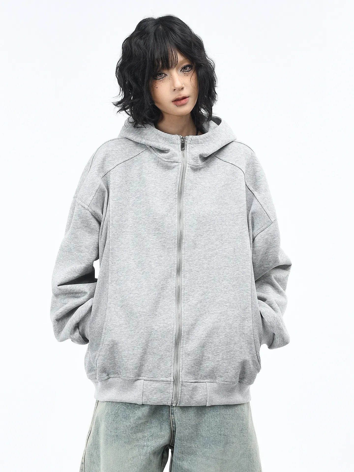 Washed Sculpted Fit Hoodie   OL2192
