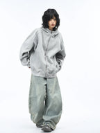 Washed Sculpted Fit Hoodie   OL2192