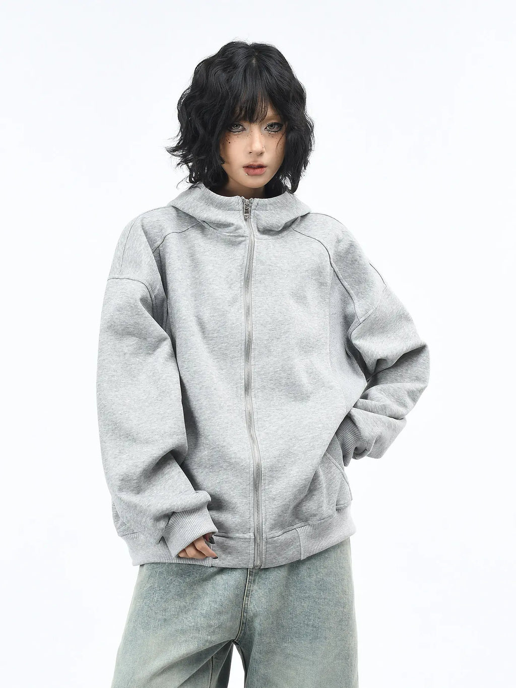 Washed Sculpted Fit Hoodie   OL2192