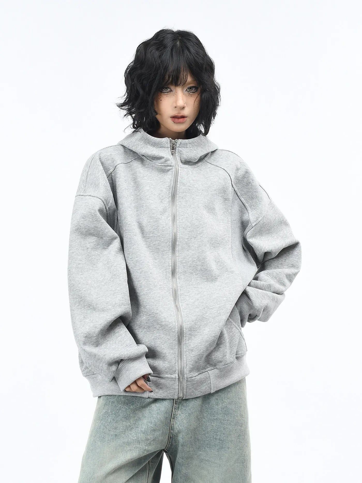 Washed Sculpted Fit Hoodie   OL2192