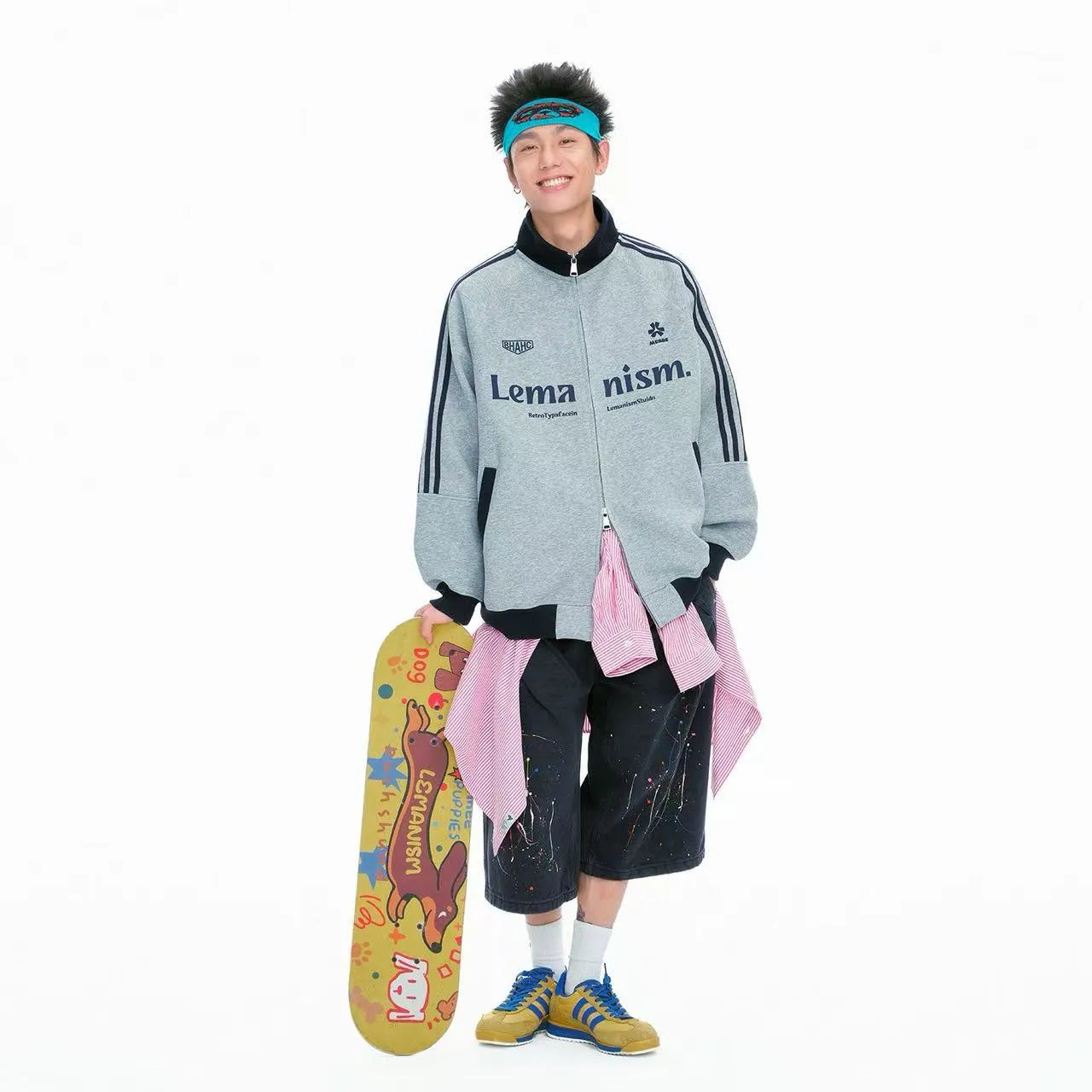 Triple Stripe Colorblock Track Jacket   oliviroa オリヴィオラ