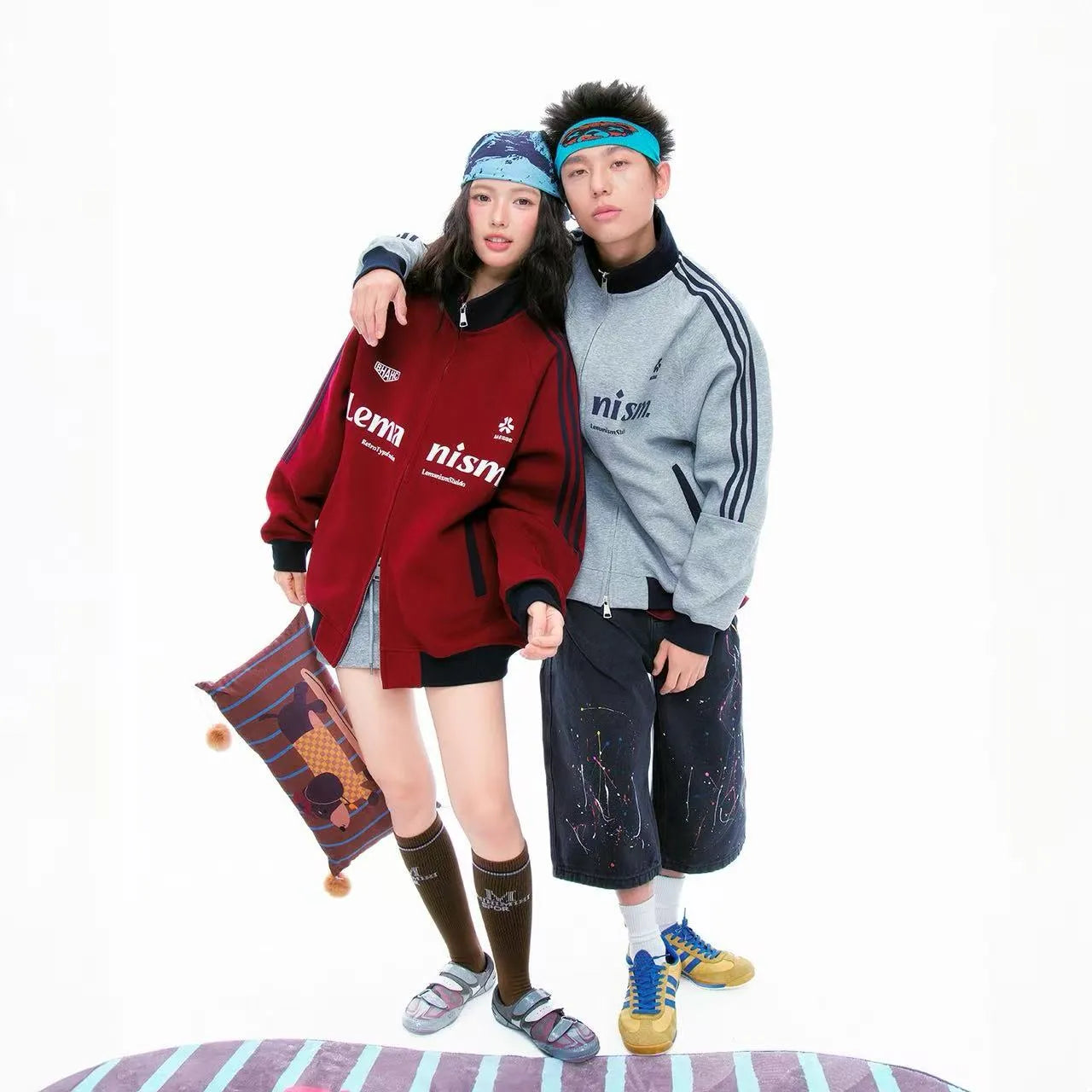 Triple Stripe Colorblock Track Jacket   OL2195