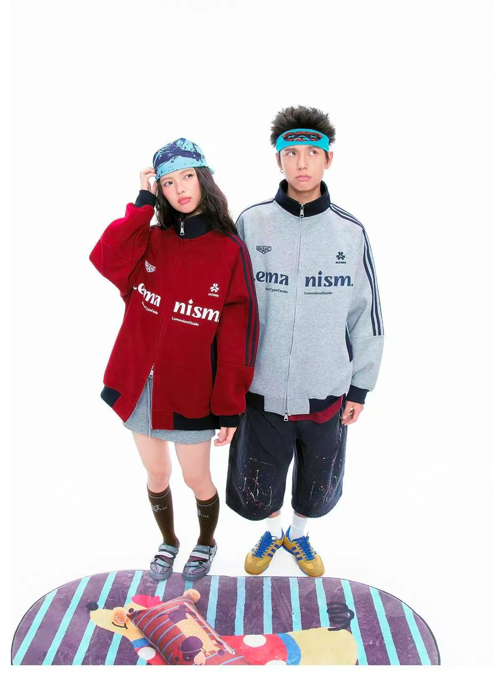 Triple Stripe Colorblock Track Jacket   OL2195