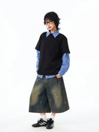 Boxy Cropped Spacer Tee OL2199