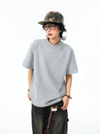 Boxy Cropped Spacer Tee   oliviroa オリヴィオラ