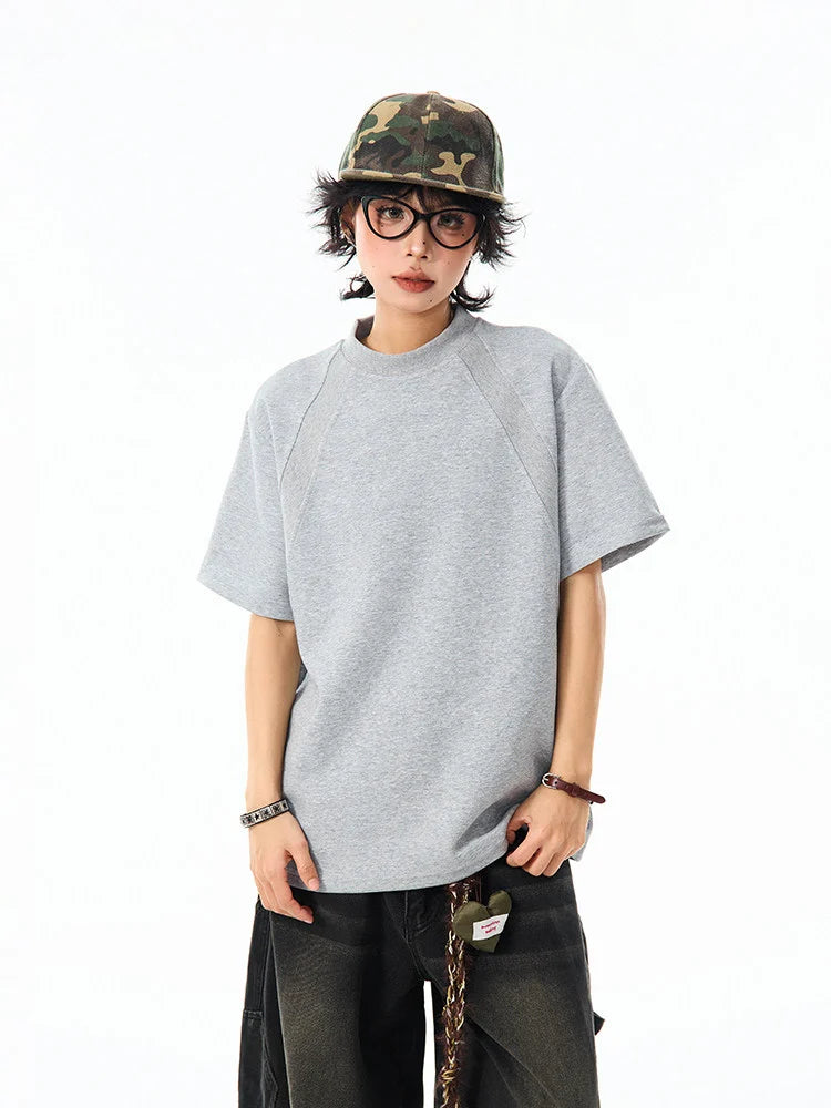 Boxy Cropped Spacer Tee   OL2199