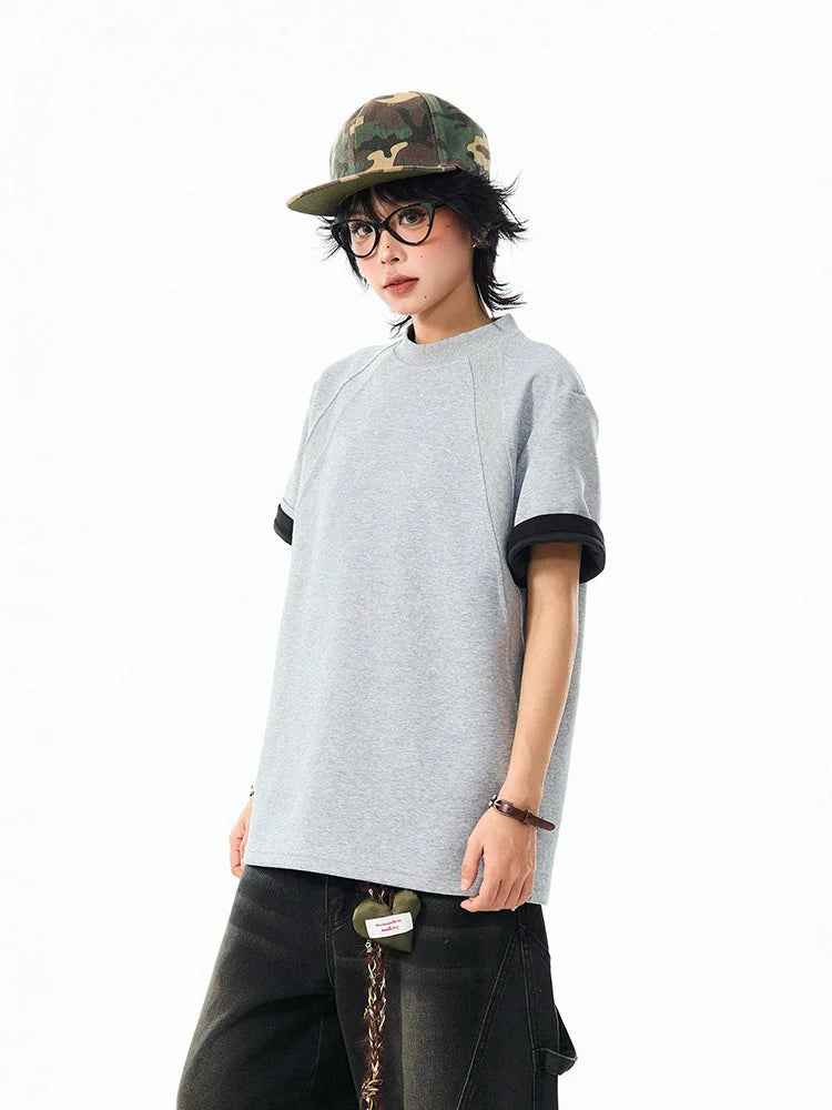 Boxy Cropped Spacer Tee OL2199