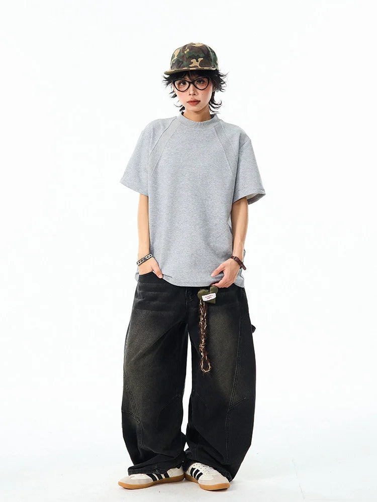 Boxy Cropped Spacer Tee   OL2199