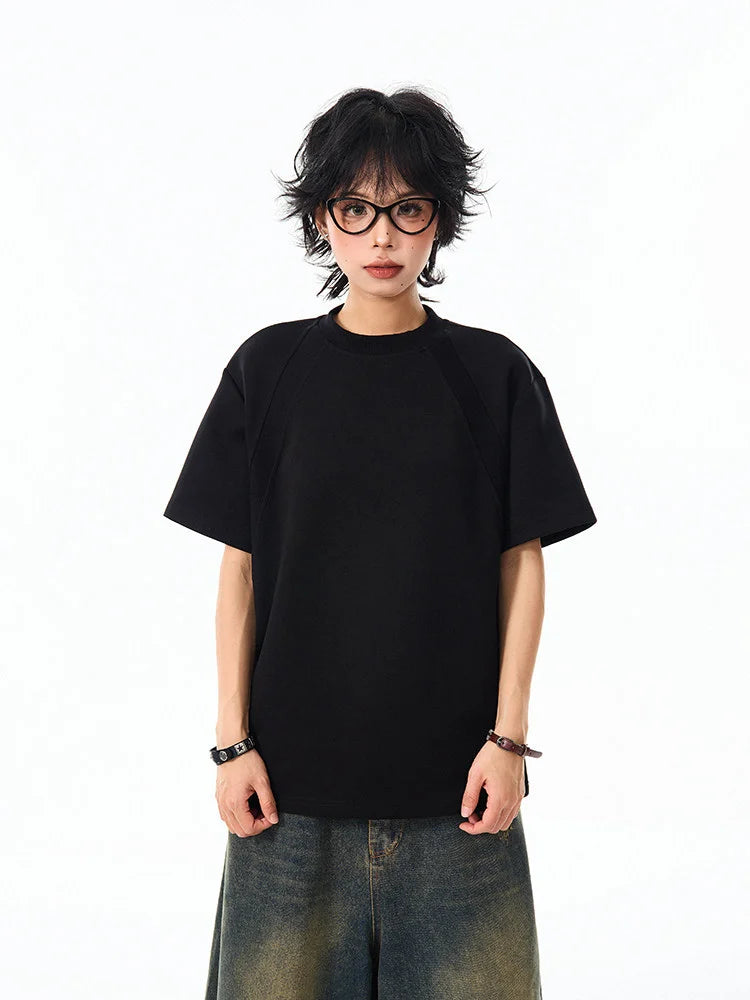 Boxy Cropped Spacer Tee   OL2199