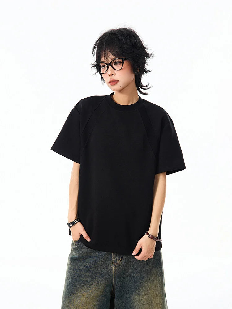 Boxy Cropped Spacer Tee OL2199