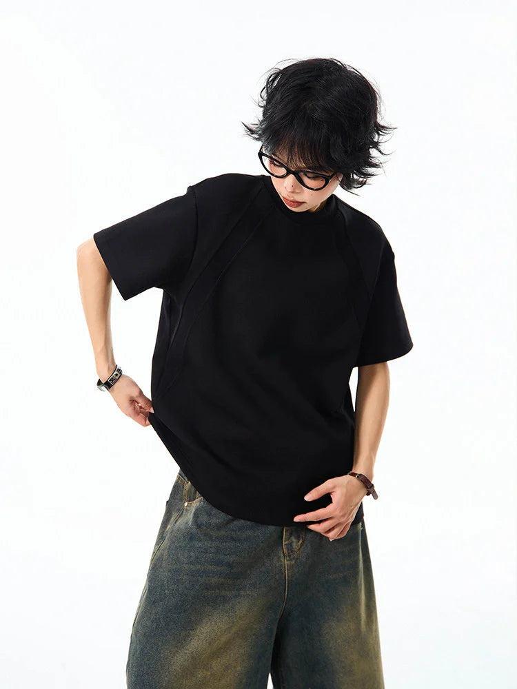 Boxy Cropped Spacer Tee   OL2199