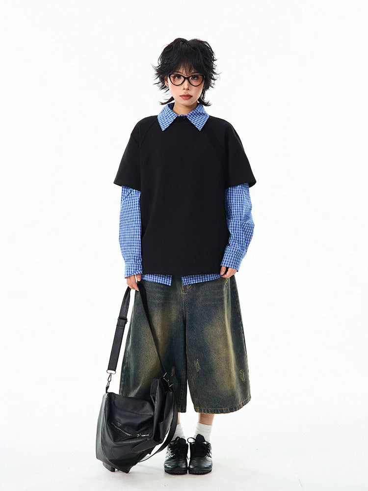 Boxy Cropped Spacer Tee   OL2199