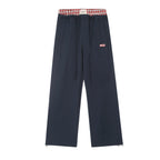 Vintage Double Waist Straight Wide Leg Pants OL2200