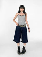 Tears Star All Over Print Slim Fit Camisole OL2209