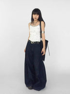 Tears Star All Over Print Slim Fit Camisole   oliviroa オリヴィオラ