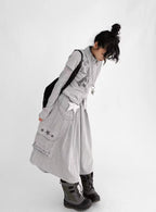 Layered Collar Bunny Print Slim Top OL2215