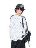 Polka Dot Ribbon Stand Collar Lightweight Jacket OL2313