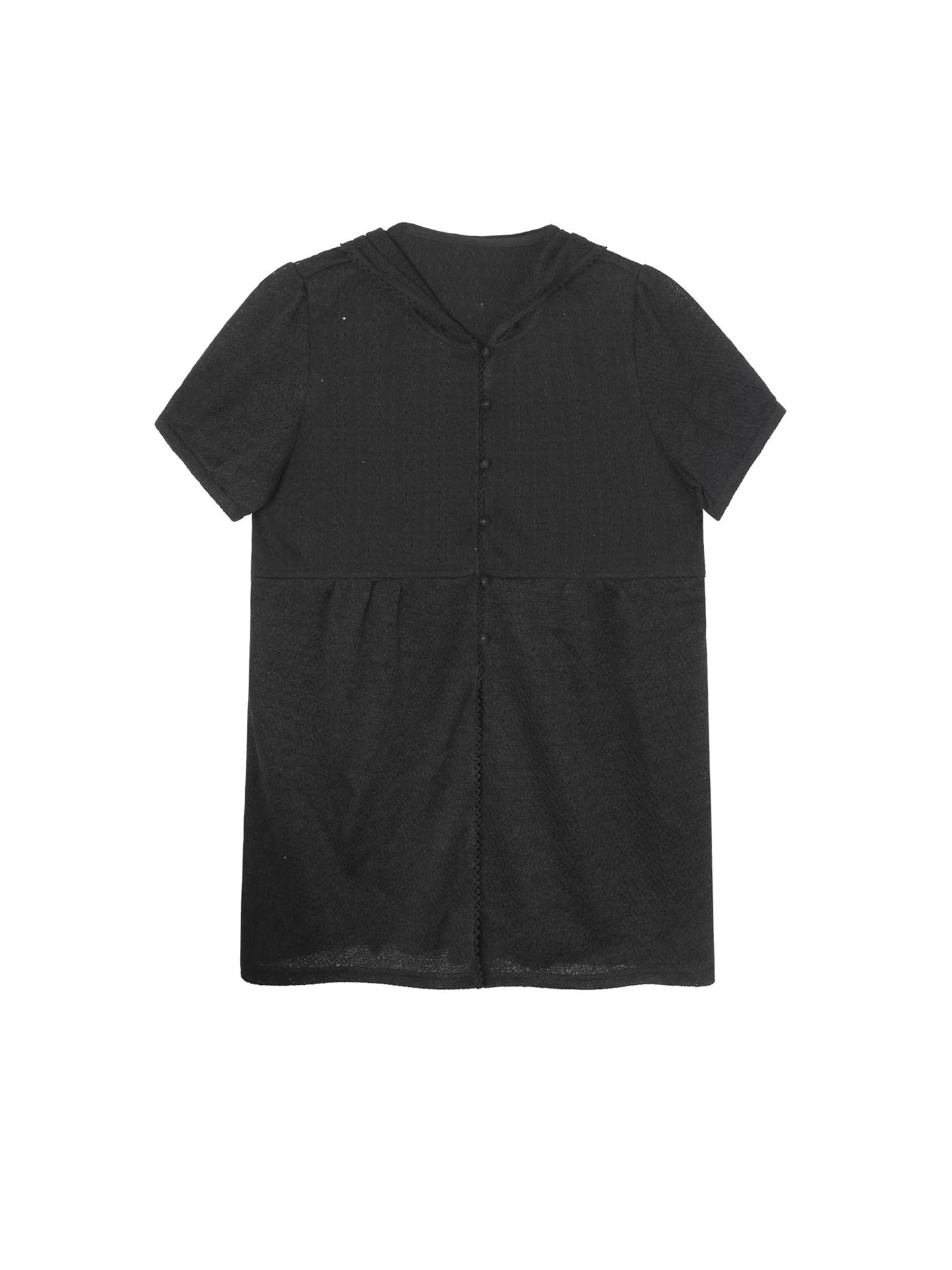 Hooded Puff Sleeve Shirt OL2368