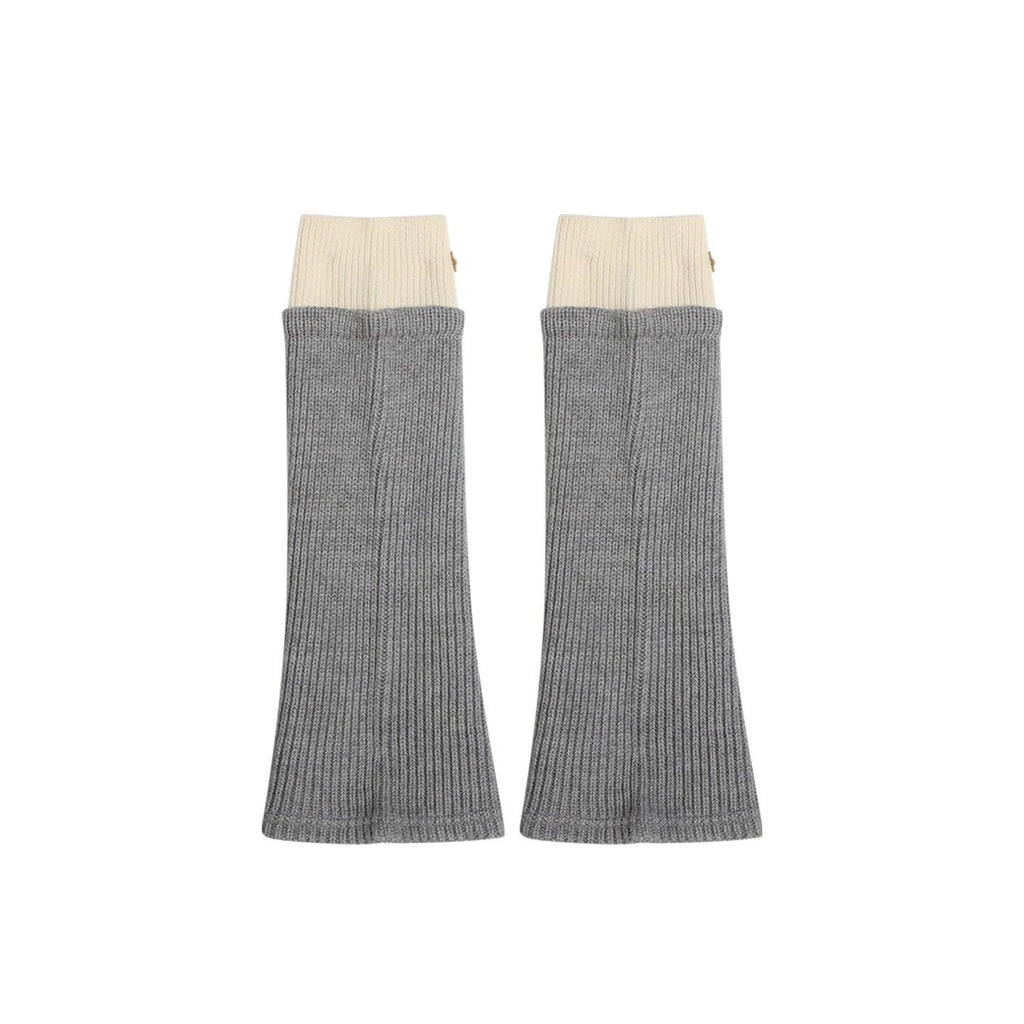 Color Block Button Leg Warmers OLA027
