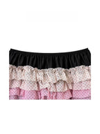 Polka Dot Drawstring Tiered Skirt OLA045