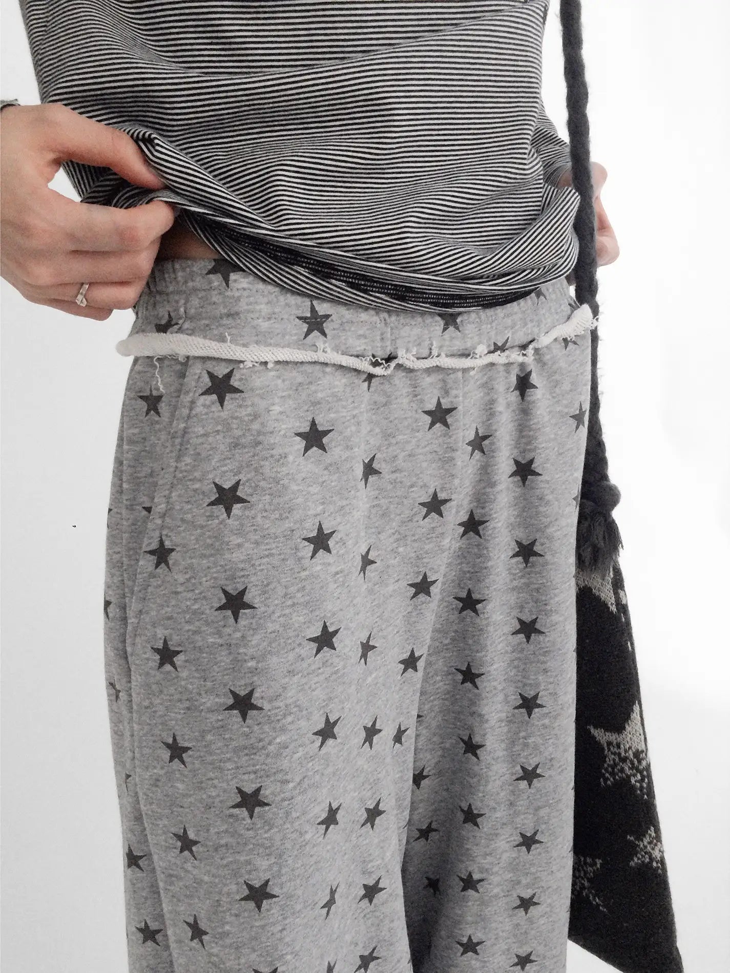 Star Fragment Wide Leg Sweatpants oliviroa オリヴィオラ