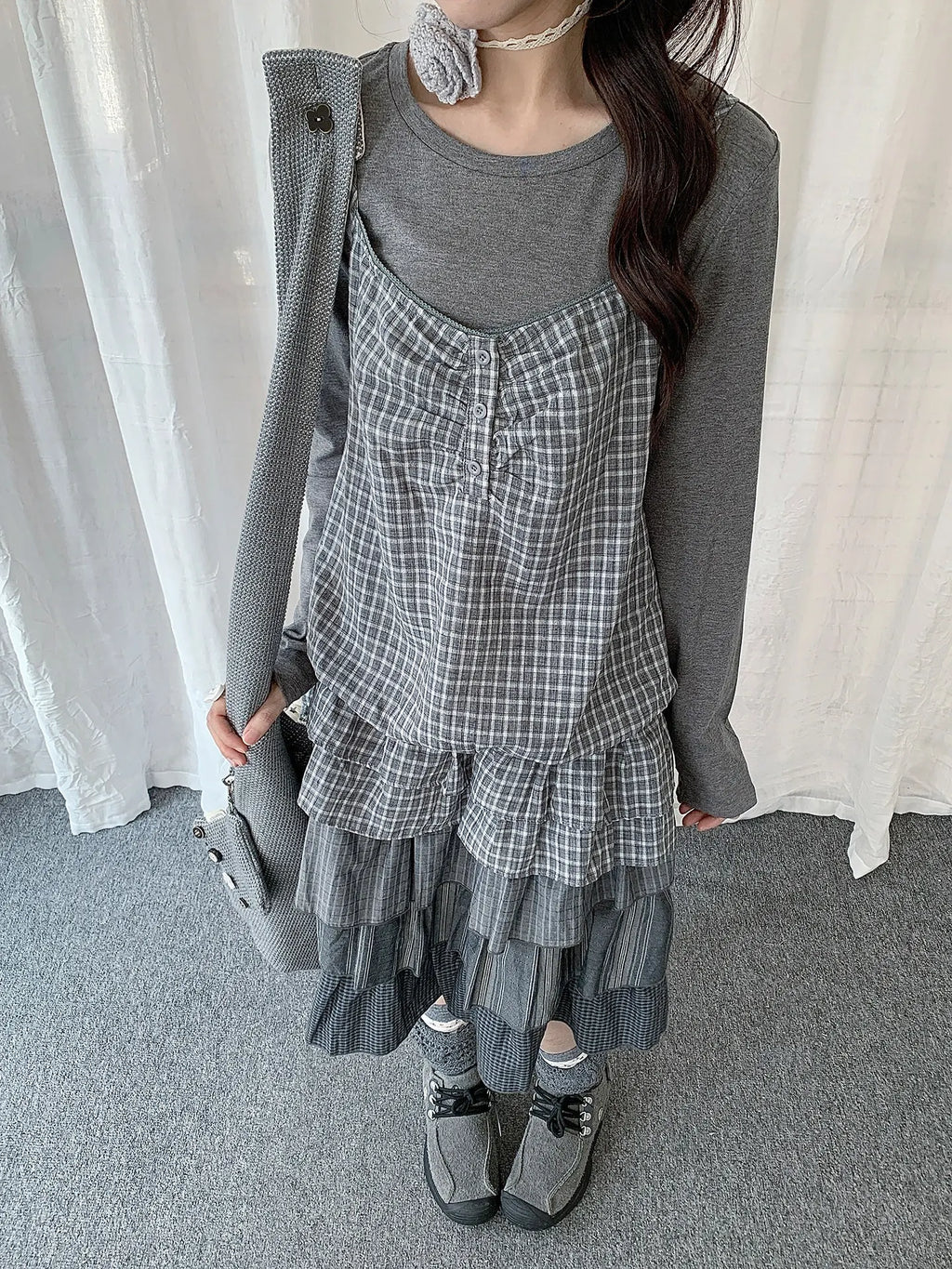 Ruffle Layered Top Set OL2442