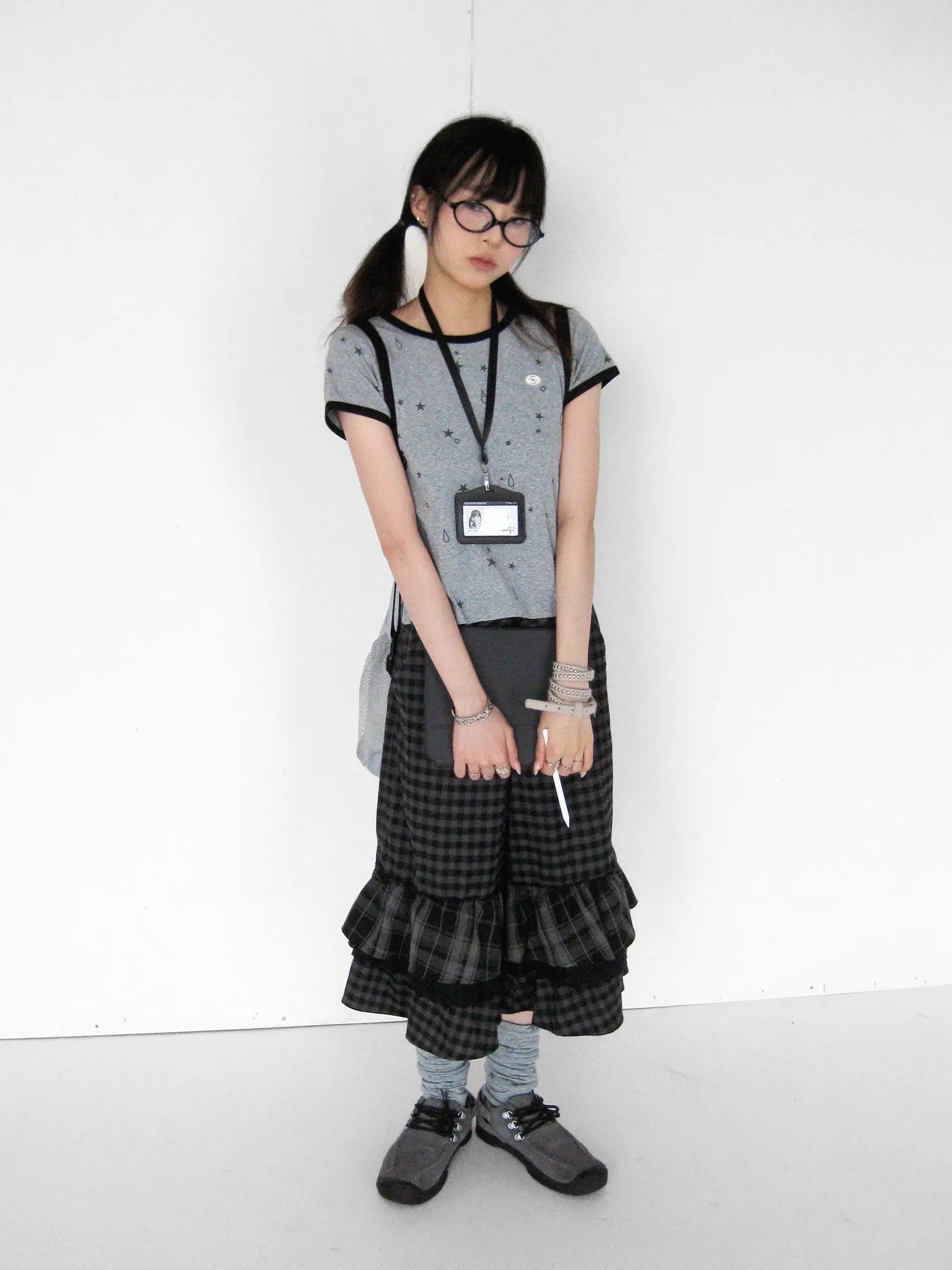 Star Drop Print Knit Tee OL2352