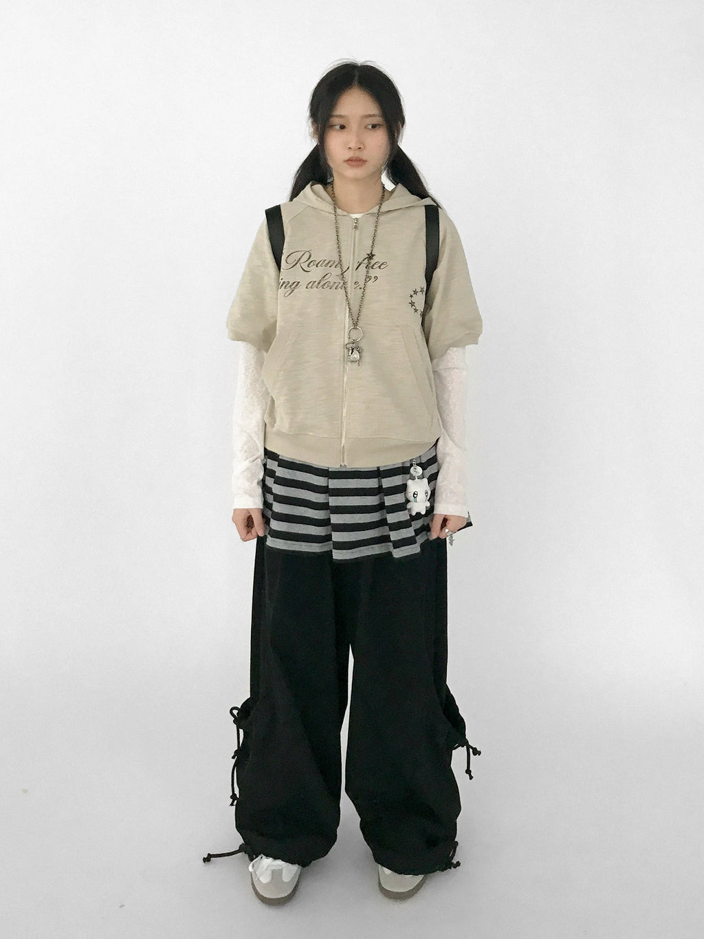 Vintage Logo Hooded Cardigan OL2372