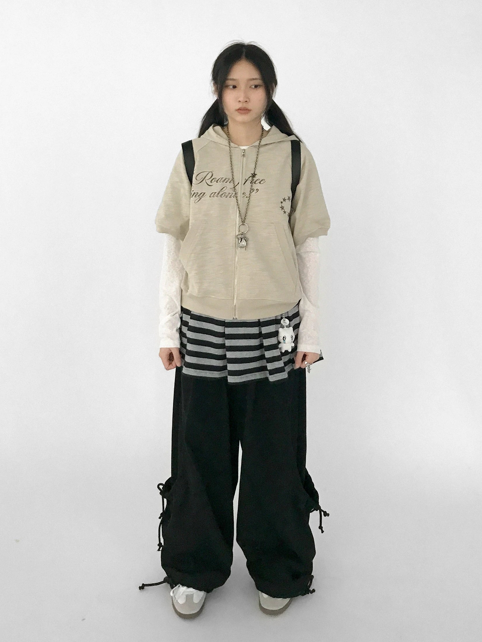 Vintage Logo Hooded Cardigan OL2372