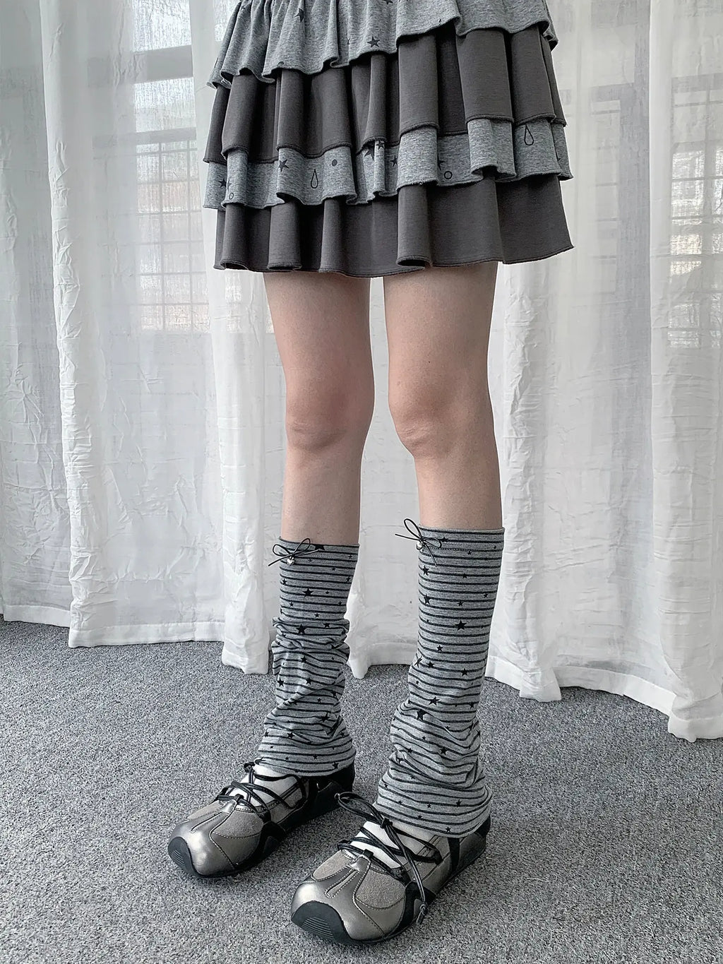 Star Stripe Leg Warmers OLA028