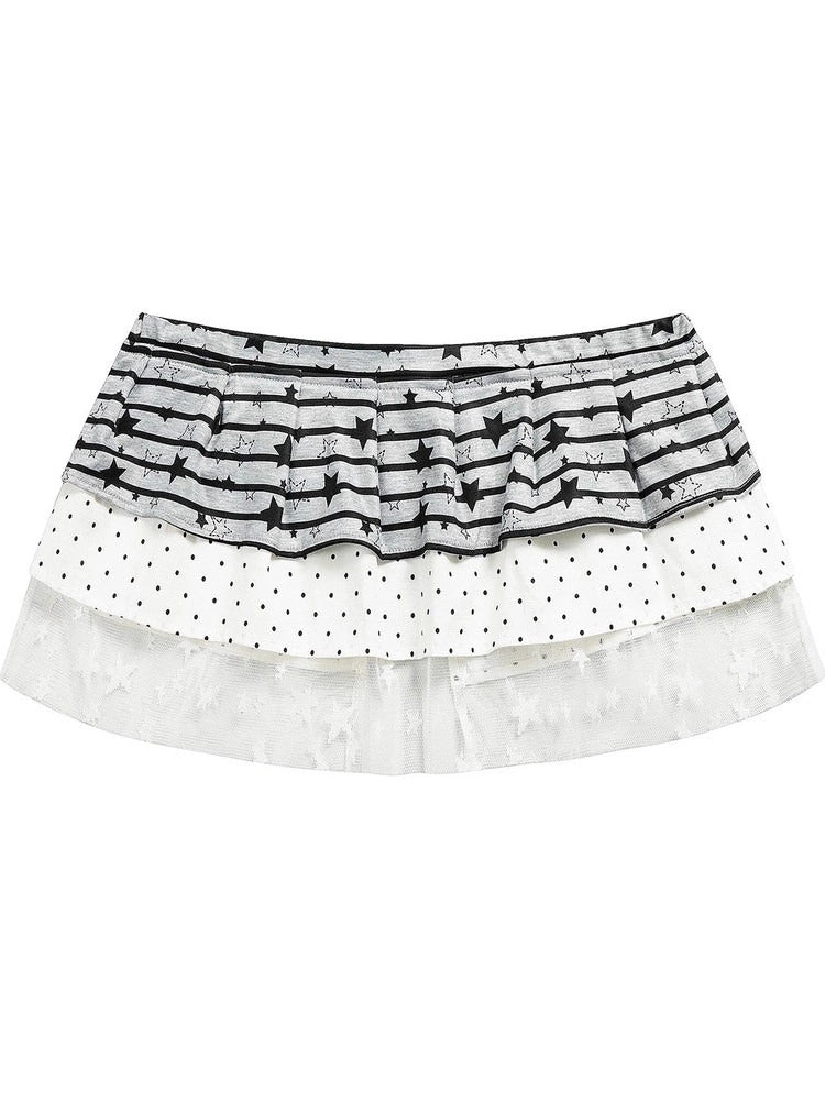 Star Tiered Lace Layering Skirt OLA044