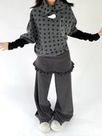 Star Wing Asymmetric Drape Top OL2480oliviroa オリヴィオラ