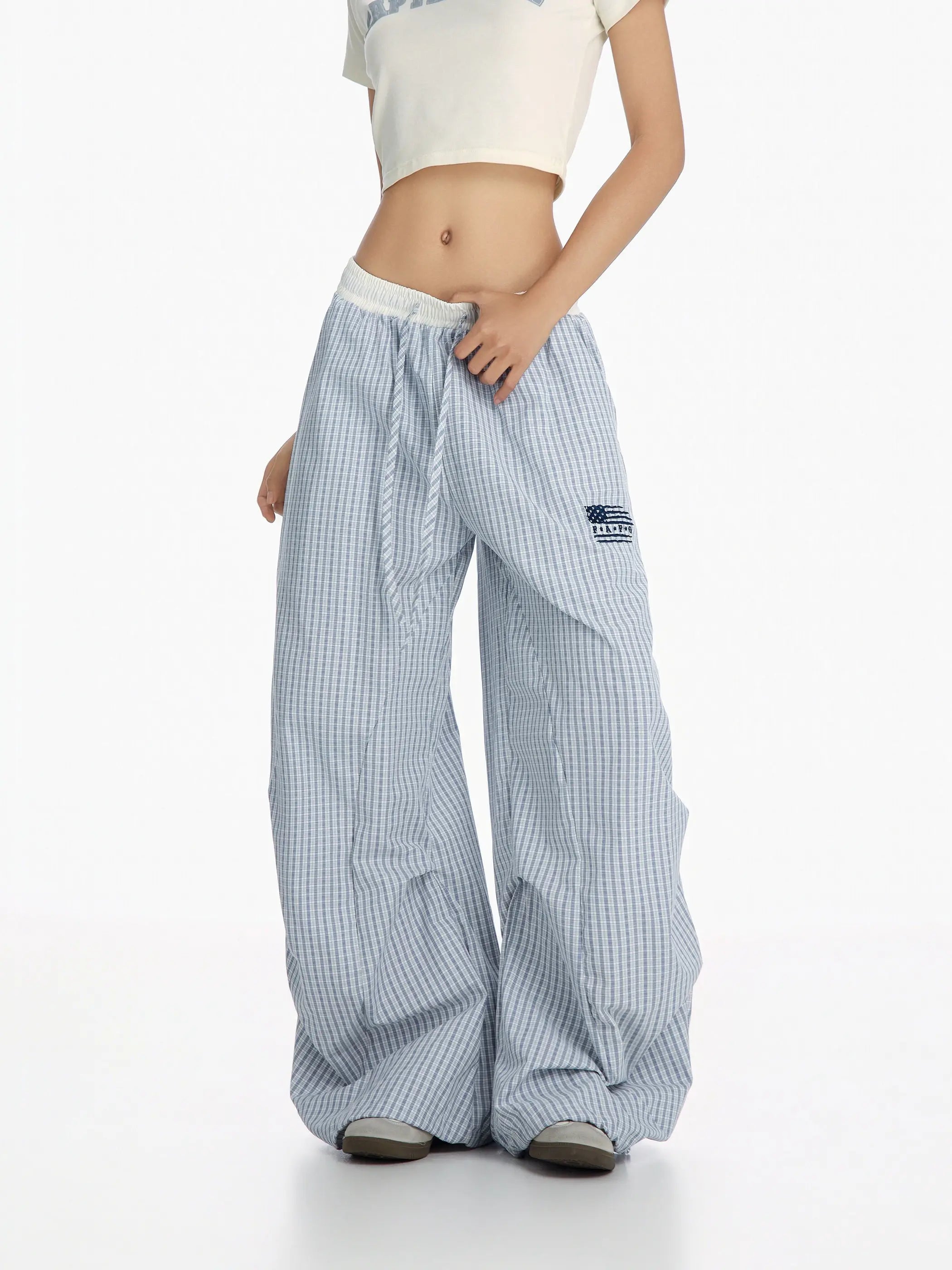 Vintage Stripe Wide Leg Pants oliviroa オリヴィオラ