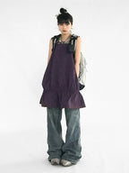 Ruffle Square Neck Dress OL2353