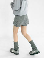 Polka Dot Layered Shorts oliviroa オリヴィオラ