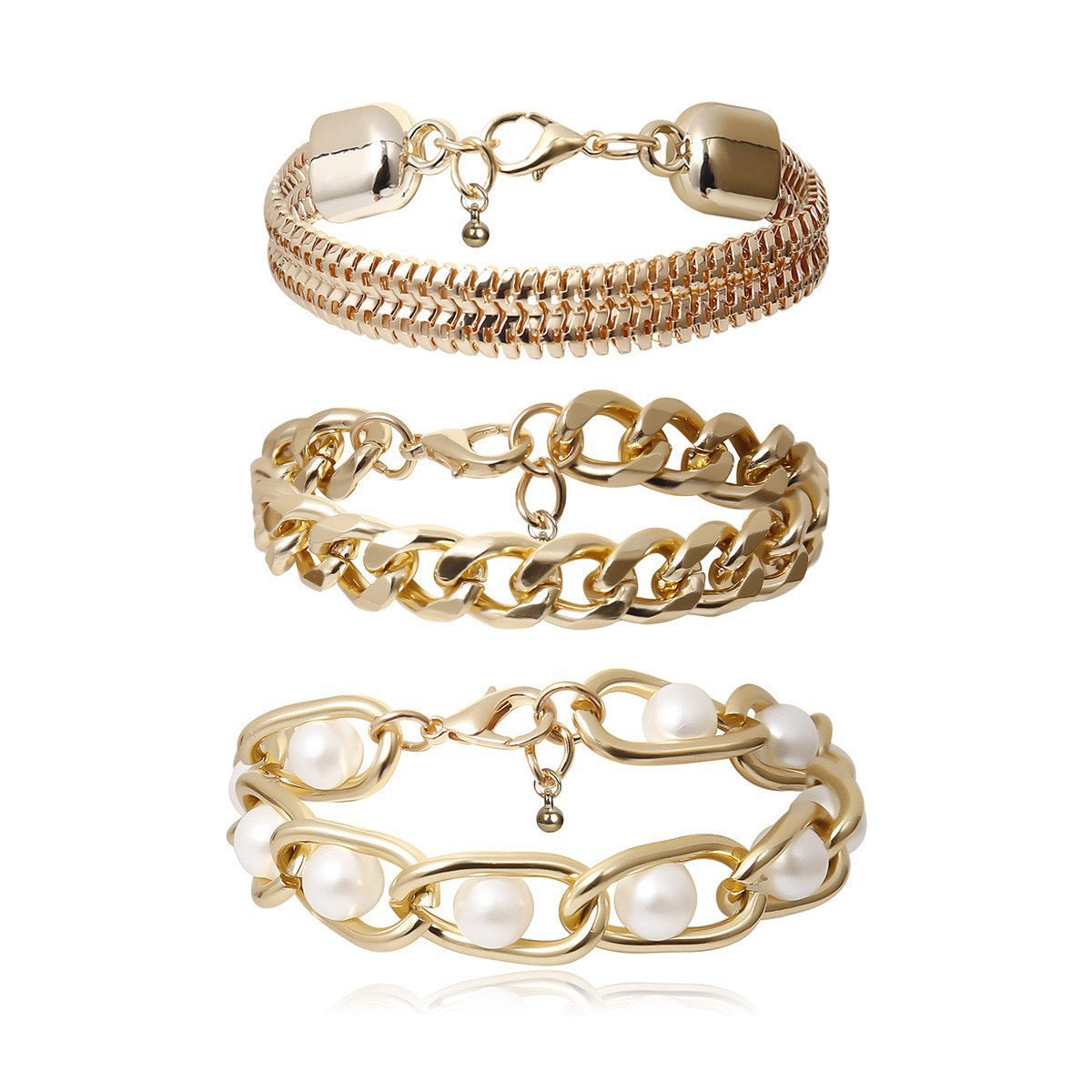 Golden Harmony Bracelet Set