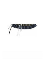 Patchwork Plaid Lace Wrap Skirt OLA041